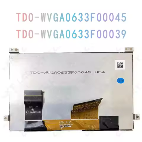 LCD Screen Display Panel For TDO-WVGA0633F00045 TDO-WVGA0633F00039 A2C15166500 6.5Inch for MIB200 MI