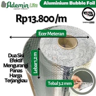 Aluminium Foil Bubble | Peredam Panas Atap ADEMIN lite ECER 1 METERAN