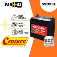 [Installation Provided] Motolite Heavy Duty MF Car Battery Bateri Kereta | 55D23L | 23L | PROTON