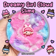 Dreamy GIRL CLOUD SLIME BY SLIME BINTARO || Premium SLIME || Cloud SLIME || Cloud SLIME SUPER SOFT AND DRIZZLING || Snow SLIME