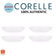 CORELLE Versa Bowl 21.6cm X 3.5cm / 890ml 4 Piece Set JUST WHITE