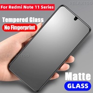 9H Matte Screen Protector Tempered Glass For Xiaomi Redmi Note 11 Pro + Plus 11T 11s Note11 Pro+ 5G Anti Fingerprint Full Cover Frosted Tempered Glass Protective Film For Gaming