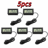 5PCS Digital LCD Thermometer Temperature Monitor with External Probe for Fridge Freezer Refrigerator