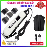 Tông đơ cắt tóc nam KEMEI 809C Tông đơ cắt tóc có dây chuyên nghiệp Tăng đơ hớt tóc loại tốt Tông đơ