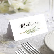 Customized Wedding Name Card Wedding Guest Name Card European Mori Style Table Card Name Card Weddin