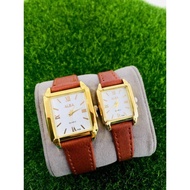 ♞ALBA  Leather Watch For Men And Women Hig Quality No Free Box L073