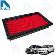 Air Filter Nissan Cube Z12 2009-2014 (1.5 Engine) Tiida (1.6 1.8 By D (DA319N)