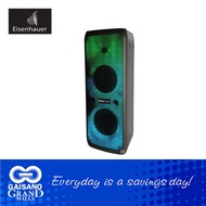 EISENHAUER Bluetooth Party Speaker with Flame lights in Black 576 Gaisano Grand