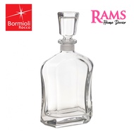 Bormioli Rocco 700ml Capitol Decanter / Liquor & Whisky Decanter with Stopper / Classic Italian Glas