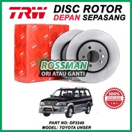 TOYOTA UNSER TRW FRONT BRAKE DISC ROTOR SET [DF3240]