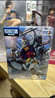 全新 Bandai Robot RX-78F00 Gundam Factory Yokohama Robot魂 高達