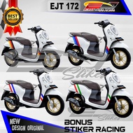 SCOOPY FLAG MOTORCYCLE STICKERS NMAX FLAG STICKER/S FLAG STICKER/S FLAG/S FLAGGermanS ITALIAN FLAGbm