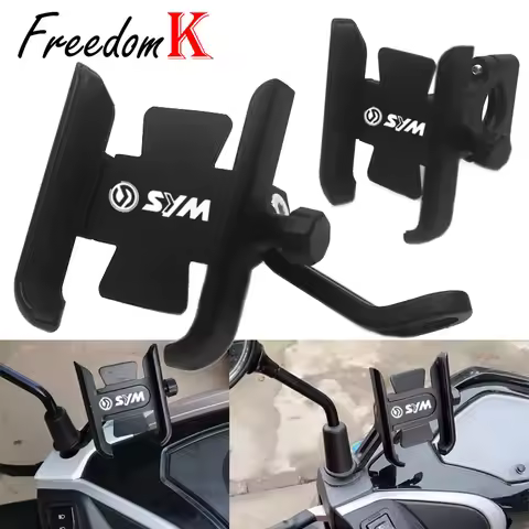 Motorcycle Phone Holder AccessoriesFor SYM JP150 GR125 fiddle FNX150 maxsym 400i 600i High Quality A