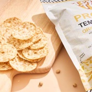 เทมเป้ รสออริจินอล เทมเป้ทอดกรอบ เทมเป้ชิปส์ พร้อมทาน เทมเป้โปรตีนสูง Tempeh Chips Crispy tempeh อร่
