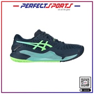 Asics Gel Resolution 9 LE MEN'S Tennis Shoes Navy Blue/Lime Burst