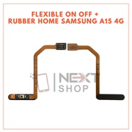 FLEXIBLE ON OFF + RUBBER HOME SAMSUNG A15 4G 5G BLACK/