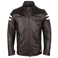 jaket kulit motor pria asli original domba super berkualitas bahan tebal dan lembut warna biru tua