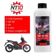 NT10 V-LINE 5w40 1 Liter Fully Synthetic Motorcycle Engine Oil ex5 y15zr lc135 y16zr vf3i Minyak Hit