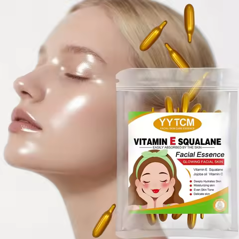 Vitamin E deep moisturizing capsule essence, deep moisturizing and brightening skin essence (0.4gx30