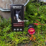 CAHAYA MERAH 1 LED MAIN LIGHT FOR MOTORCYCLE AND CAR IBRIGHT ZE 0 ALL WEATHER SOCKET H4 DEVIL RED DE