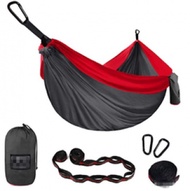 Wholesale high quality nylon portable 2 person outdoor parachute camping nylon hammock with tree str
