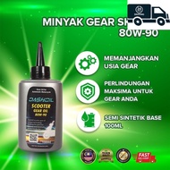 Gear Oil Scooter DashOil 4AT 80W90 Semi Synthetic Base Scooter Gear Oil HONDA, YAMAHA, SYM JET X, , 