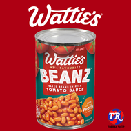 WATTIES BEANZ Baked Beans IN RICH TOMATO SAUCE วัตตี้ส์ ถั่วขาวในซอสมะเขือเทศปรุงรส 420g