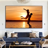 Modern Wall Art Canvas Painting Lovers By The Sea Canvas printings and Prints Wall Art Picture Canva