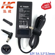 12V 3A 36W (5.5/2.5mm Tip) For LCD Monitor AC Adapter Power SUPPLY Cord New