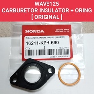 WAVE125 ( ORIGINAL) CARBURETOR INSULATOR+ORING