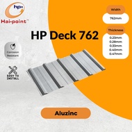 Hai Point HP Metal Deck 762 Metal Roofing Atap Rumah Atap Zink Kilang Zink Bumbung Kilang Bumbung Rumah - Aluzinc