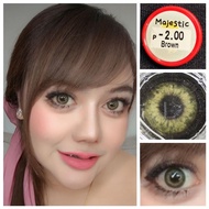 คอนแทคเลนส์ รุ่น Mini Majestic / Mini DNA สีเทา/ตาล