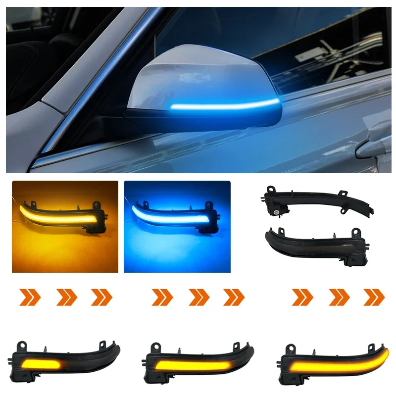 LED Dynamic Turn Signal Side Mirror Sequential Light Lamp For BMW 1 2 3 4 Series F20 F21 F22 F23 F30