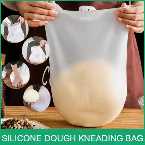 Food Grade Silicone Dough Kneading Bag Silicone Kneading Dough Bag Flour Mixer Bag Versatile Dough M