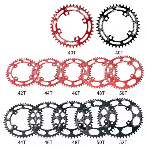 Round Oval 104BCD 40/42/44/46/48/50/52T Mountain Bicycle Chainring MTB Bike For 8 to12 Speed Crankse