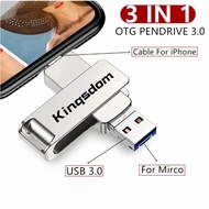 2-in-1 Otg  2TB USB flash drive for iPhone11/12/13/14/X storage  1TB 512GB 128GB 256GB 64GB 32GB fla
