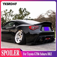 High Quality CARBON FIEBER/FRP Spoiler For GT 86 BRZ Rear Trunk Wing Spoiler For Subaru BRZ Toyota 8