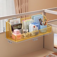 辦公桌 掛籃桌面工位屏風隔板懸掛式置物架 辦公室用品收納掛架(平行進口）（快遞送貨上門）