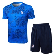 high quality 2025 26 France Short Sleeve Training Jersey Sports sets S-XXL