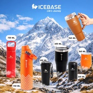 Cold Storage Glass ICEBASE Stainless Steel Temperature-Retaining Drinking Water Bottle 18/8 (High Qu