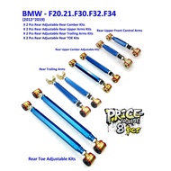 BMW F20.21.F30.F32.F34 (2012~2019) - Rear Suspension Arms Adjustable Kits Full Set oF 8 pCS