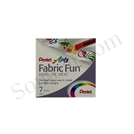Crayon 7 Colors Pentel Brand | Fabric Fun