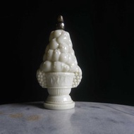 【老時光 OLD-TIME】早期美國雅芳牛奶玻璃香水瓶收藏擺飾品