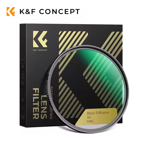 K&F Concept Nano-X Series Black Mist 1/4 1/8 Filter Black Mist Diffusion Filter 37/40.5/43/46/49/52/