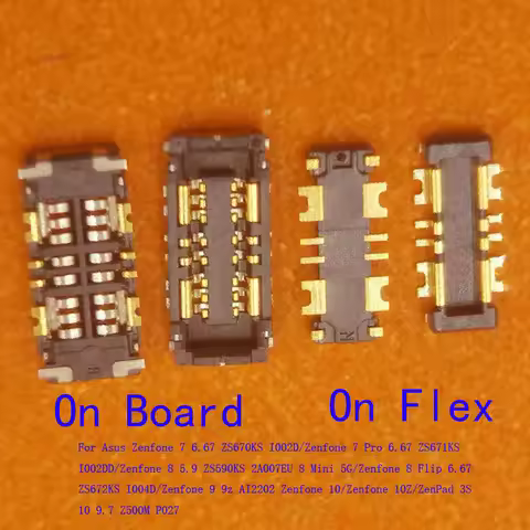 1-10Pcs Battery Flex FPC Connector Plug For Asus Zenfone 8 Mini Flip 7 Pro 9 9Z 10 10Z ZS672KS ZS590