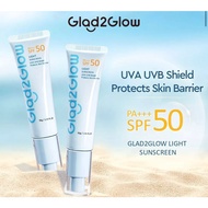 Glad2Glow Sunscreen Gel SPF50 PA+++ 30g – Lightweight Oil-Free Gel Sunscreen，No White Cast & Non-Sti