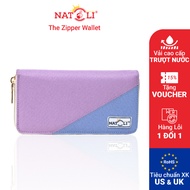 Ví dài cầm tay nữ The Zipper Wallet V1 thương hiệu NATOLI đựng thẻ tiền điện thoại nhiều ngăn cao cấ