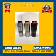 Budistore/BOTOL SUSU / SHAKER DUBBLIN DUBB & SHAKER 750ML/SHAKER BAR/SHAKER KOPI/SHAKER 750 ML/GELAS