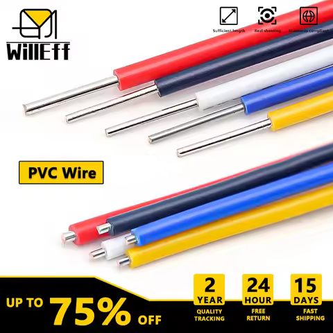 Single Core Copper cable PVC insulation Solid hard Copper wire LED Power car extension Electric cabl