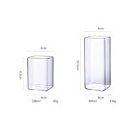 update gelas minum borosilicate glass gelas kaca aesthetic kotak